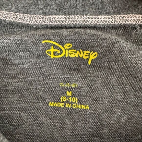 Disney Women’s Grey Long Sleeve Stretch Shirt Size Medium Micky Mouse Graphic - Picture 6 of 10